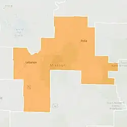 Map of the district