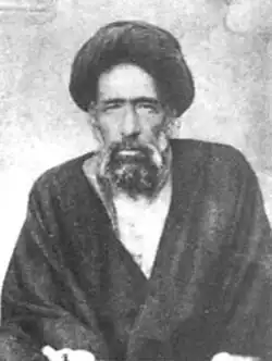 A photograph of Modarres, taken in the final year of the Qajar era