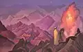 Пророк Магомет (Mohammed the Prophet) by Nicholas Roerich, 1925