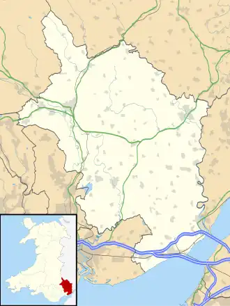 Magor is located in Monmouthshire