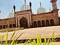 The mosque courtyard