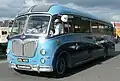 Preserved ex-Moss Motor Tours 1957 Bedford SBG/Duple Vega, at the 2008 Isle of Wight Bus Museum running day.