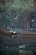 The pit looking eastwards in 1978