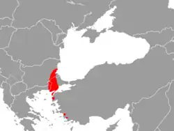Map of range