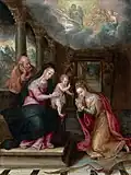 Mystic marriage of Saint Catherine, 1574–1577, National Gallery of Victoria, Melbourne