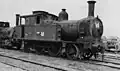 The war damaged and withdrawn NS 7120 at Baarle Nassau Grens