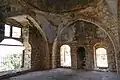 Inside the mosque part's main chamber