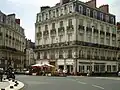Building, western part of the square
