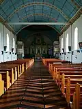 Church nave in 2019