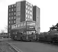 Bus no. M1167 on its first day serving route 130B in 1985