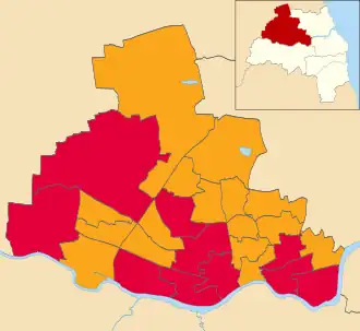 2006 results map