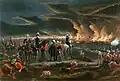 Night bivouac of the British Army at Ferozeshah, 21 December 1845.