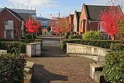 Gardens and artwork on Bartley Wilson Way
