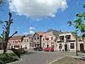 Nootdorp, view to a street: de Dorpsstraat