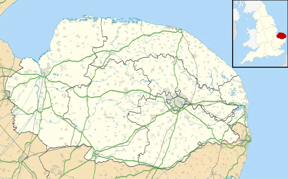 Feltwell is located in Norfolk