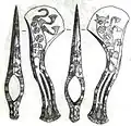Colchic axis. Characteristic Ornaments
