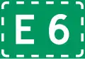 European route Signifies a route that leads to the given route.