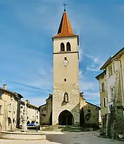 The church in Arinthod