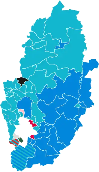 2025 results map