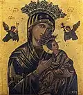 A close-up view of the icon