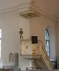 The pulpit.