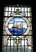 Detail of the Nutman Window showing SS Aidar