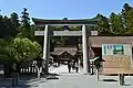 Torii in front of Shaden