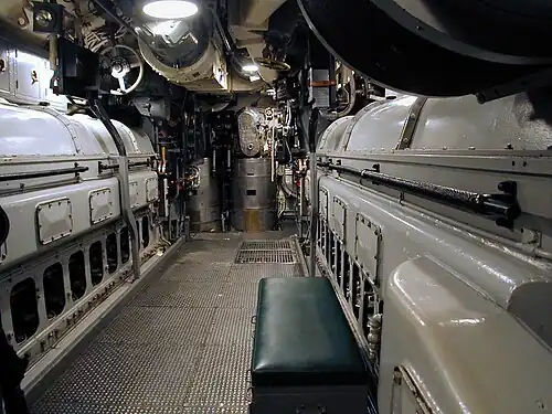 Fairbanks Morse 38 8-1/8 diesel engine on the USS&nbsp;Pampanito submarine