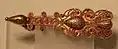 Castellani golds, made in imitation of the ancient in part by incorporating original materials, 19th century, fibula 01