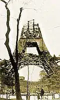 Demolition of the first Tsūtenkaku tower