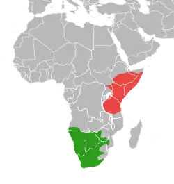 Map of range