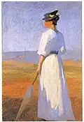 Woman in White (Ubbelohdes wife Hanna)
