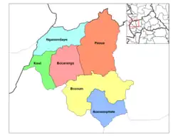 Subprefectures of Ouham-Pendé before Dec. 2020