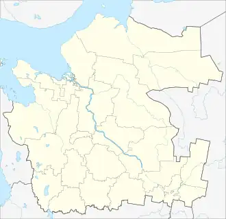 Pyanda is located in Arkhangelsk Oblast