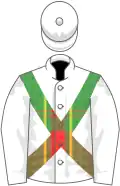 White, Hay tartan cross-belts