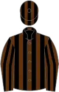 Brown and black stripes