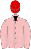 Pink, red cap