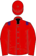 Red, purple epaulets