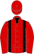 Red, black braces