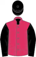 Cherry, black sleeves and cap