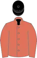 Terracotta, black cap