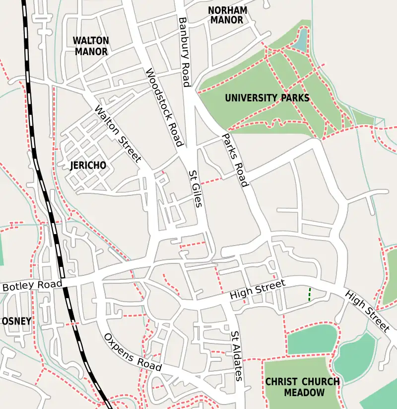 Osney is located in Oxford city centre