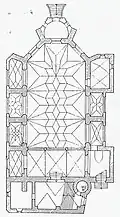 Floor plan of St. Catherine's Church
