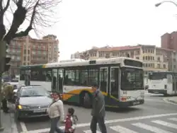 Old line 3 bus in Zabalguneak