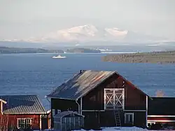 View of Storsjön and Åreskutan from Orrviken