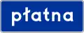 T-28 "plate indicating toll road"