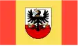 Flag of Malbork County, Poland