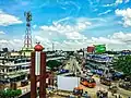 View of Sapahar town