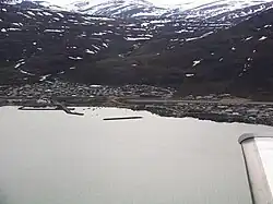 Abeam the Pangnirtung Airport