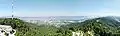 View from the Uetliberg of Zurich, looking east